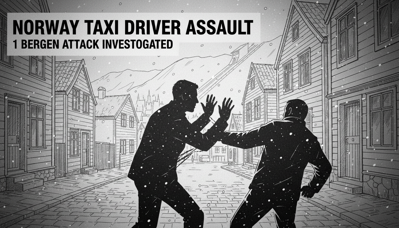 Norway Taxi Driver Assault: 1 Bergen Attack Investigated