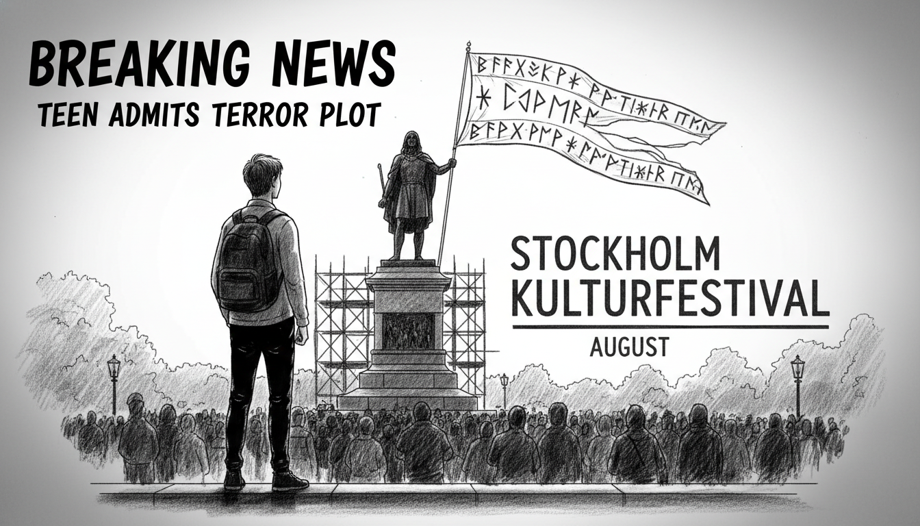 Teenager Admits Stockholm Terror Plot Targeting Cultural Festival