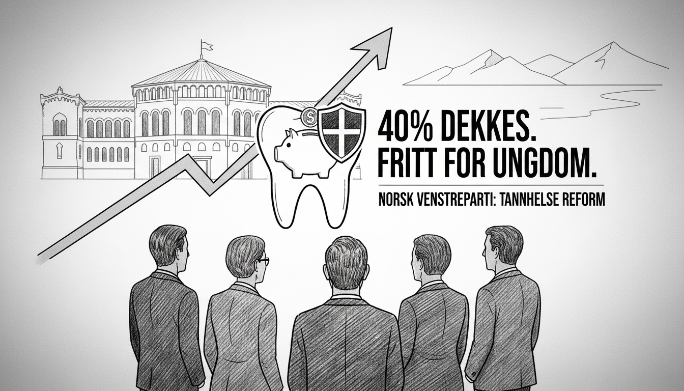 Norwegian Left Party Proposes Dental Care Reform Covering 40% of Costs