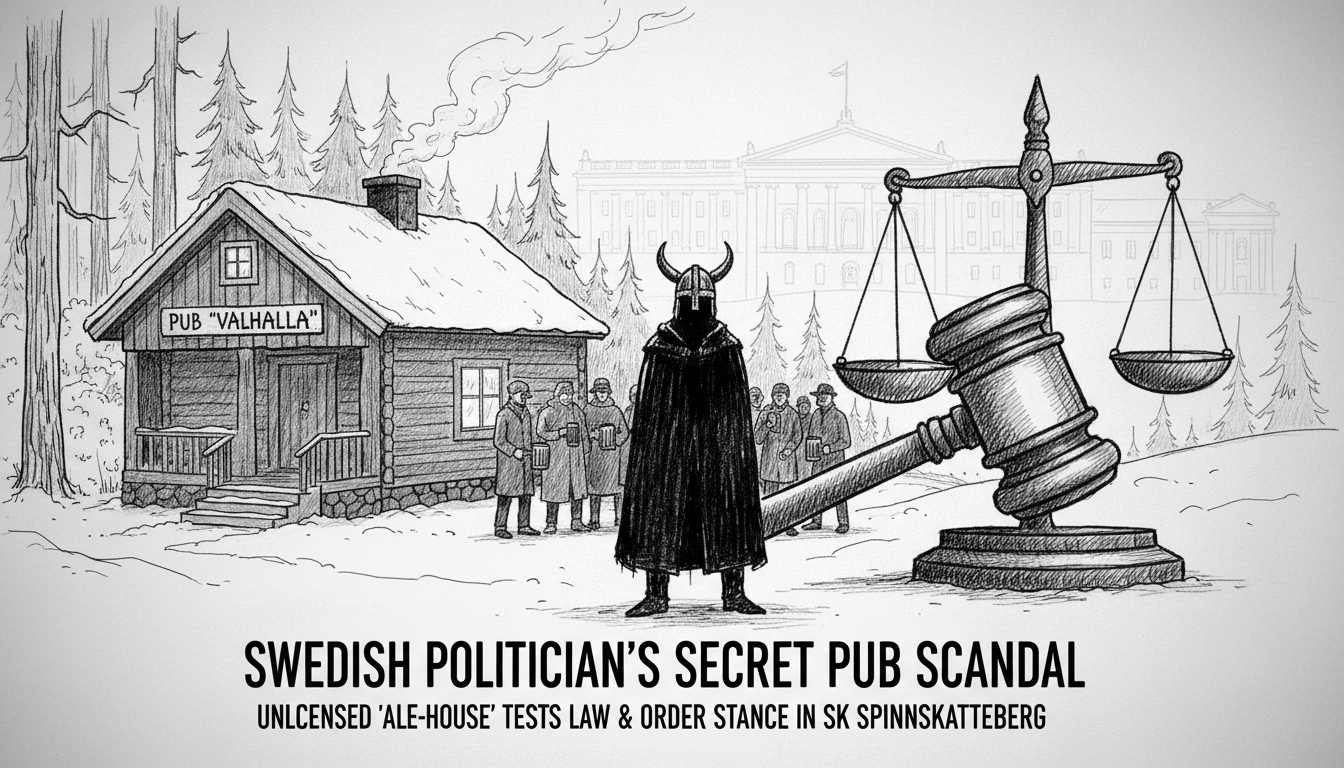 Swedish Parliament Member Linked to Unlicensed Pub Operation in Skinnskatteberg