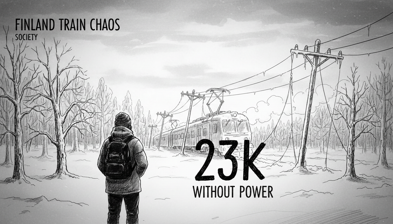 Finland Train Chaos: 23k Without Power