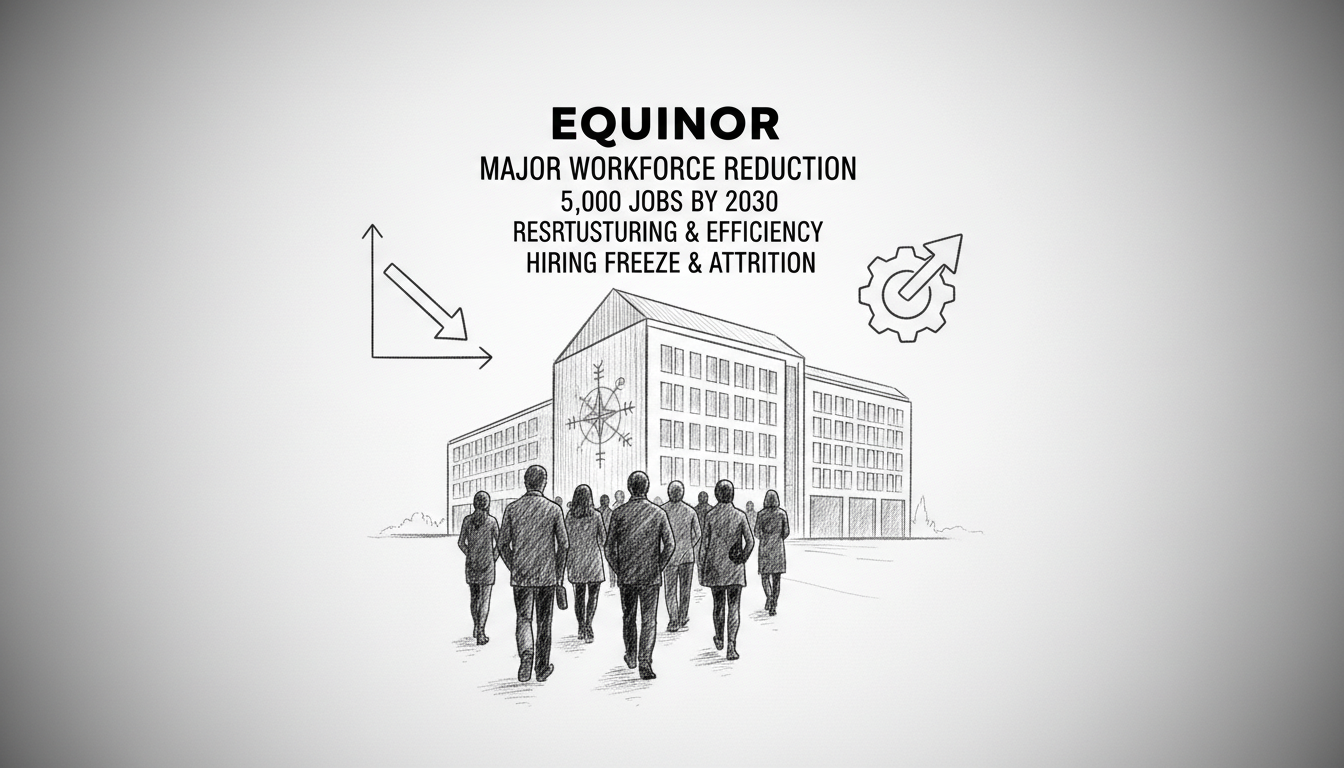Equinor Announces Major Workforce Reduction Plans