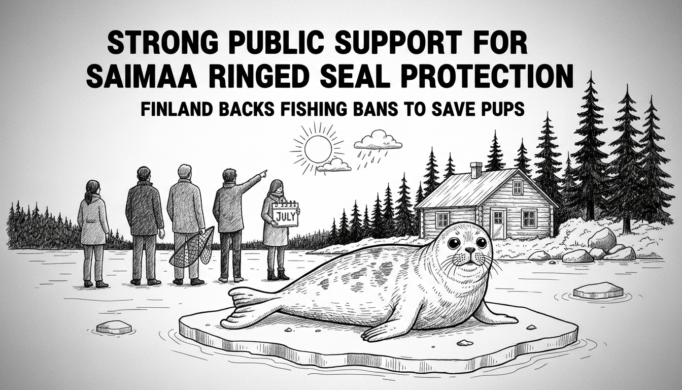 Strong Public Support for Saimaa Ringed Seal Protection Measures