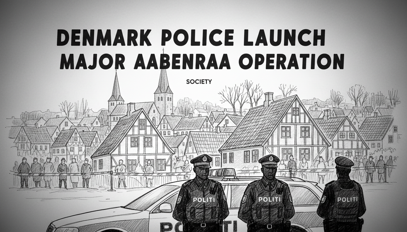 Denmark Police Launch Major Aabenraa Operation