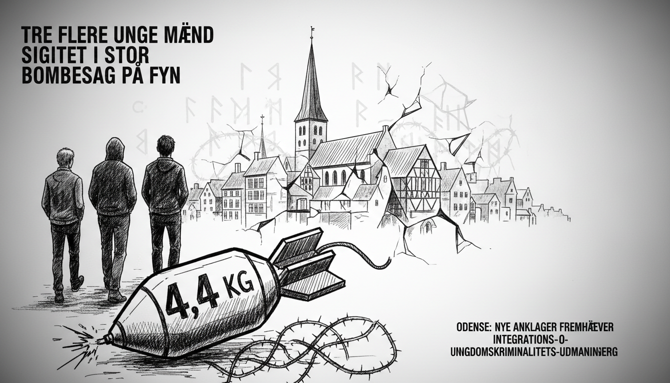 Three More Young Men Charged in Major Odense Bombing Case