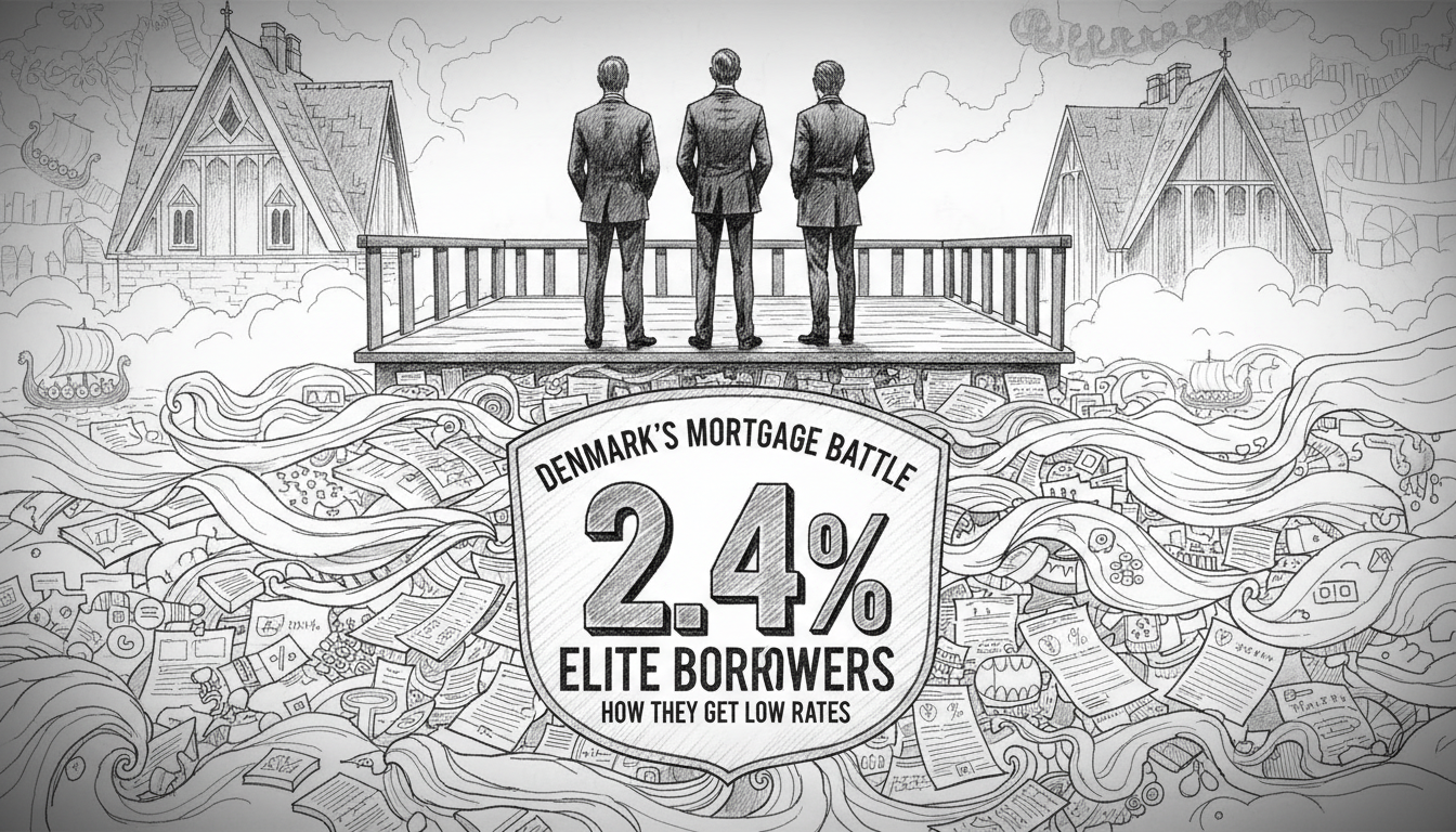 Denmark's Mortgage Battle: How Elite Borrowers Get 2.4% Rates
