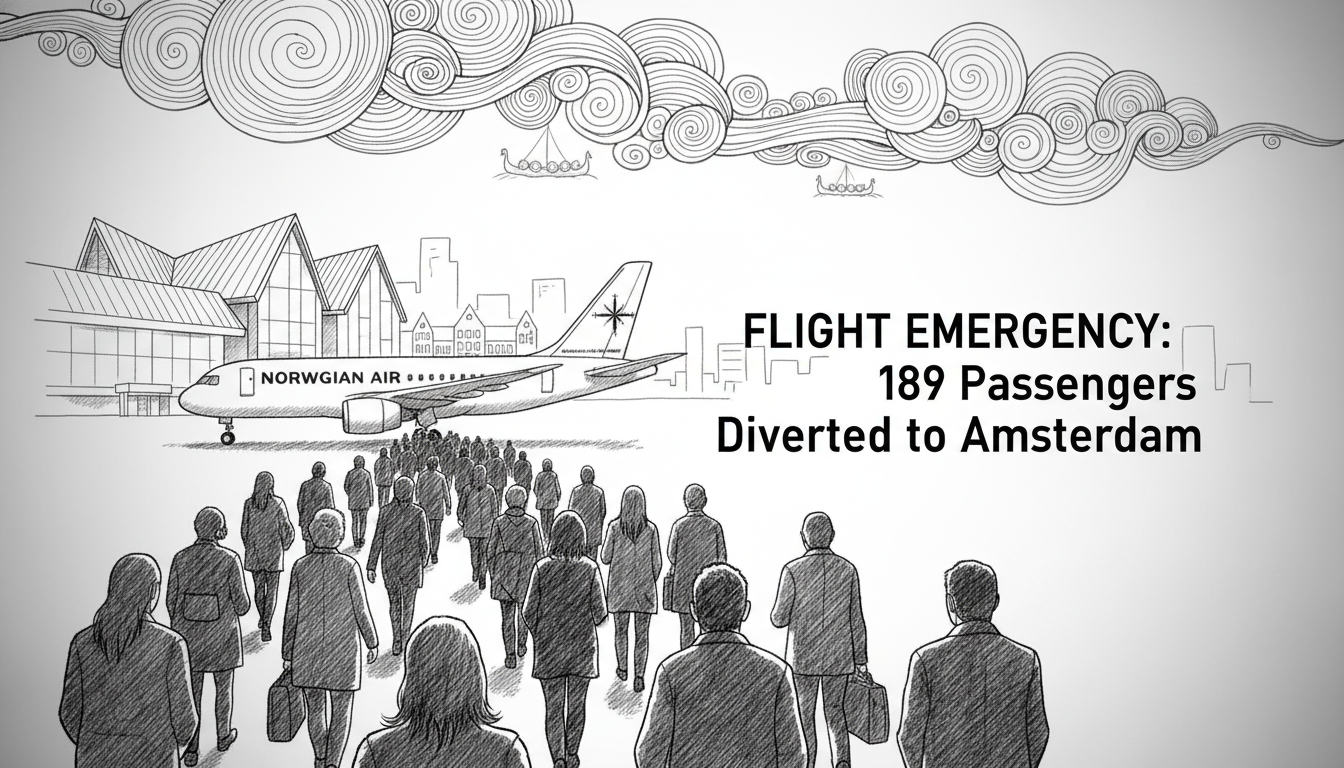 Norway Flight Emergency: 189 Passengers Diverted to Amsterdam