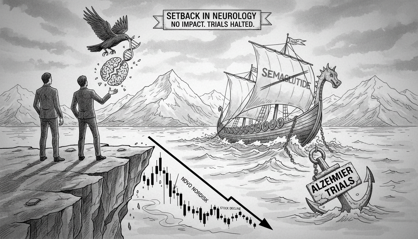 Novo Nordisk Halts Alzheimer Trials After Semaglutid Fails to Show Impact