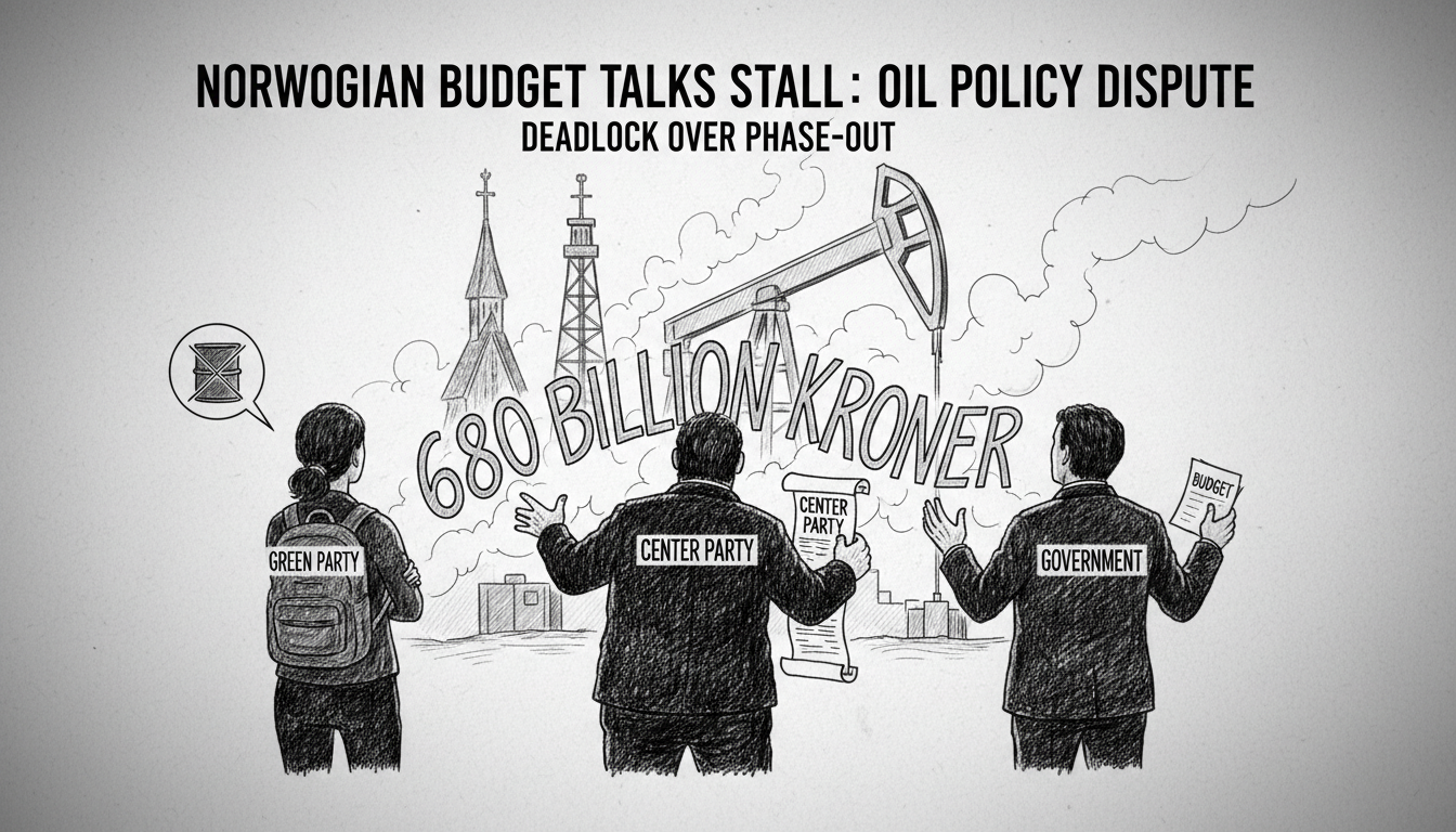 Norwegian Government Budget Talks Stall Over Oil Policy Demands