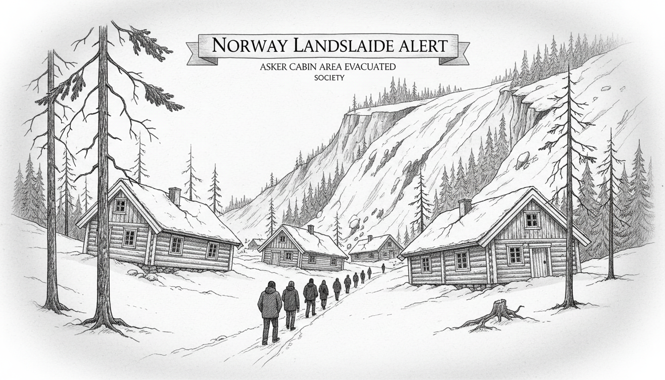 Norway Landslide Alert: Asker Cabin Area Evacuated