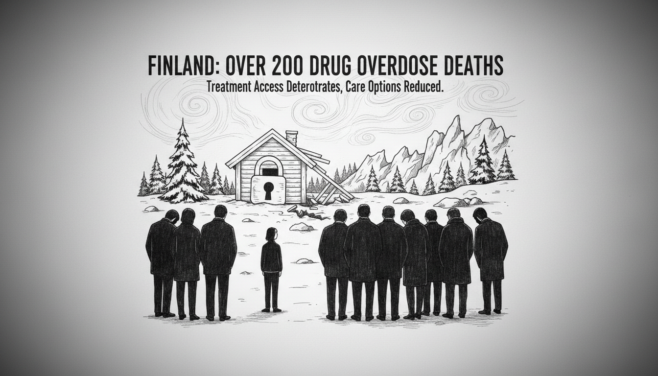 Over 200 People Died From Drug Overdoses in Finland Last Year