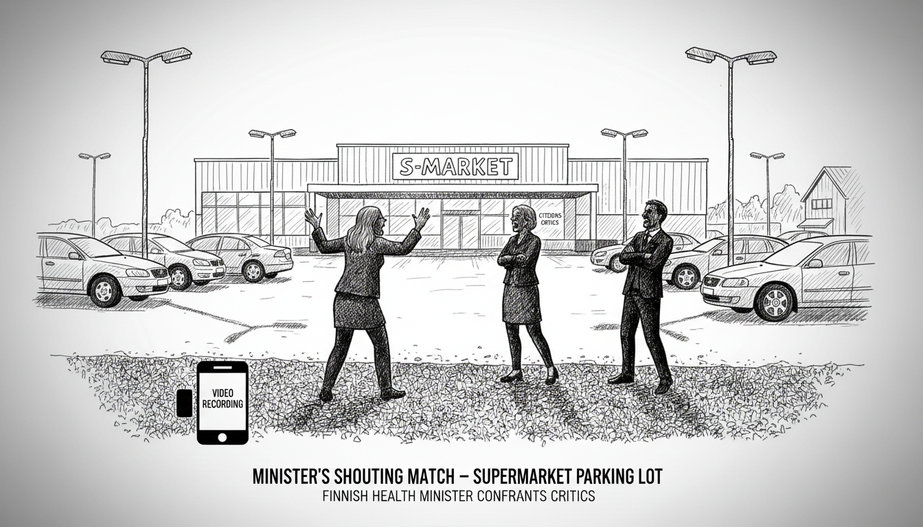 Minister's Shouting Match in Supermarket Parking Lot Caught on Video