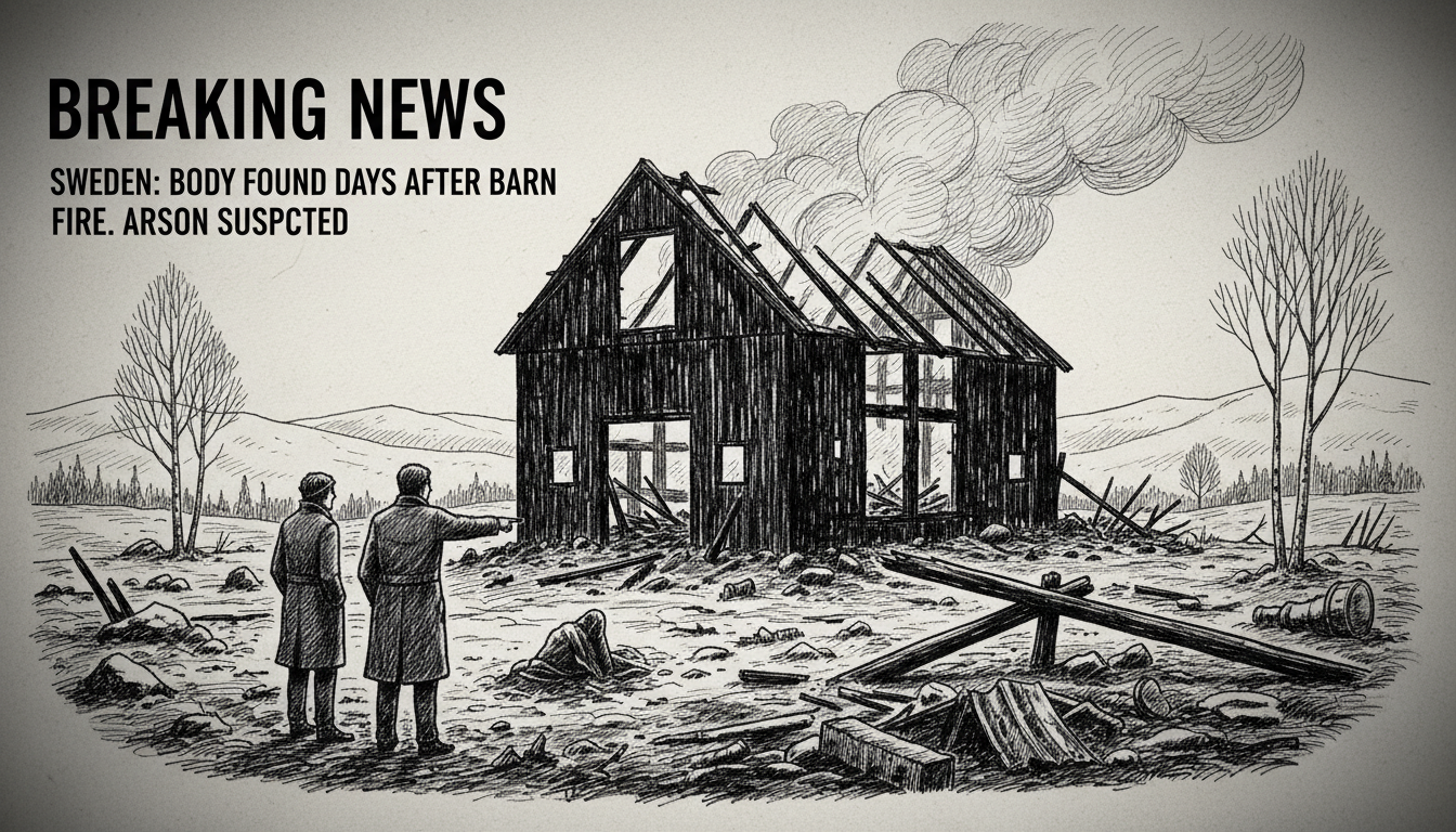 Body Found Days After Sweden Barn Fire Investigation