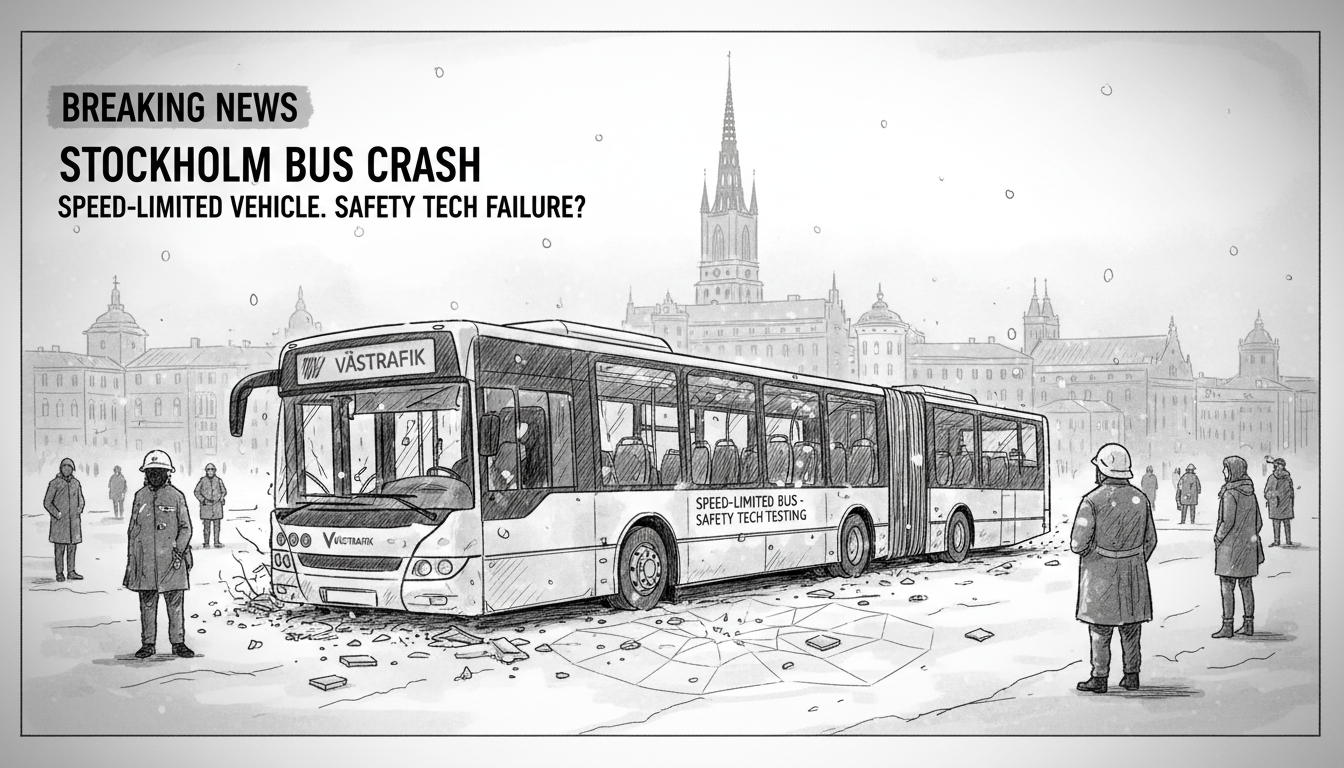 Speed-Limited Bus in Stockholm Crash Was Testing Safety Technology