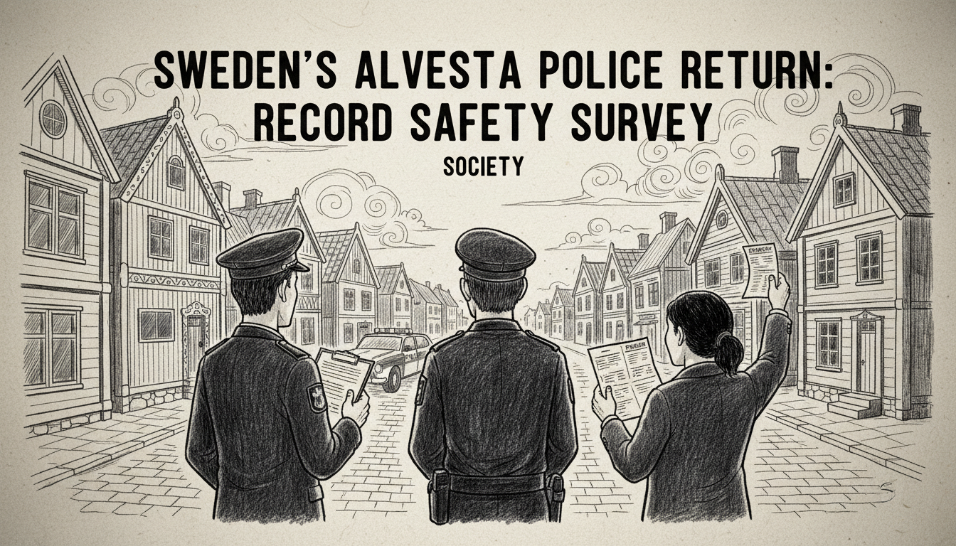 Sweden's Alvesta Police Return: Record Safety Survey