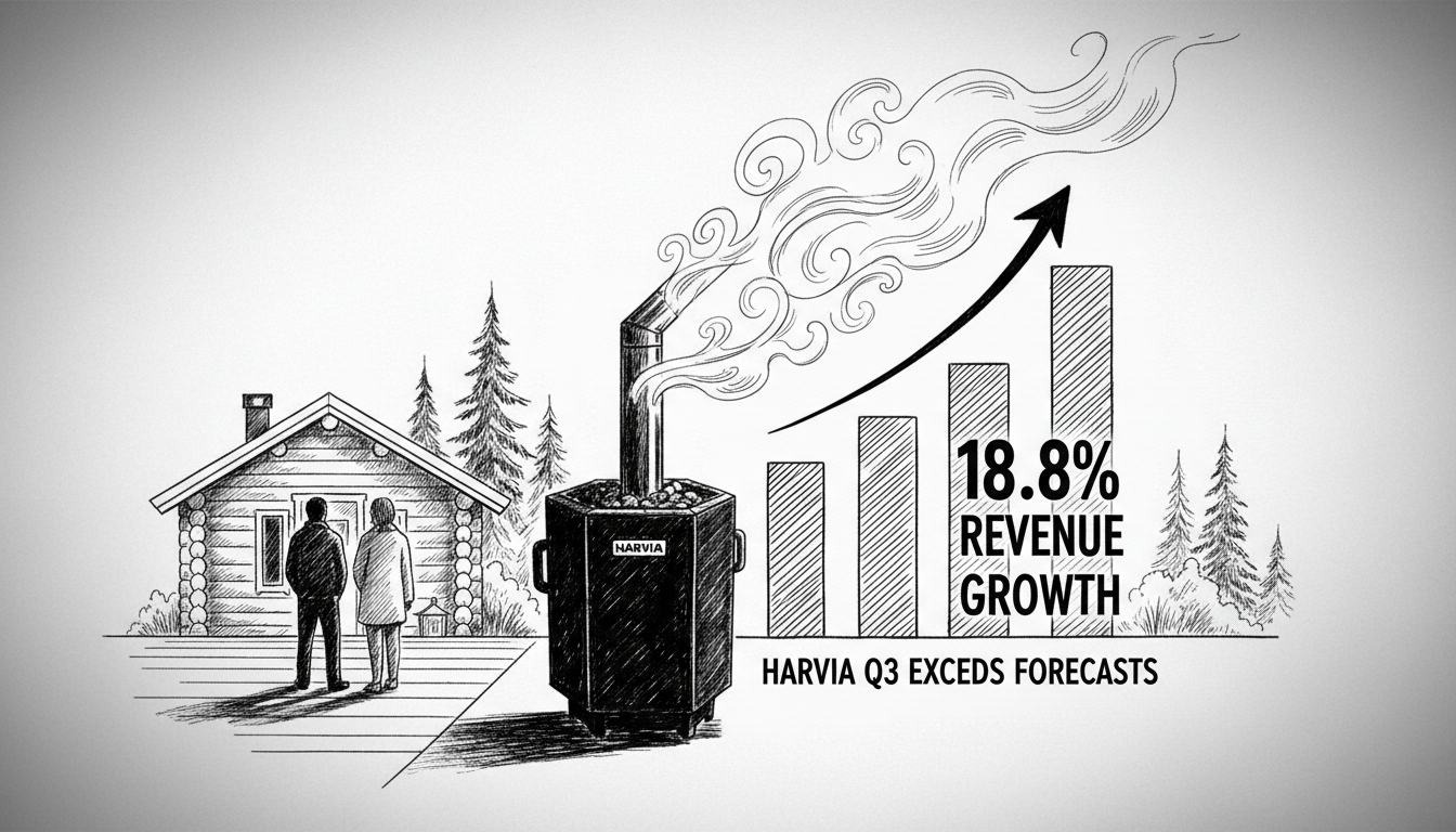 Harvia Sauna Stove Business Heats Up with Strong Third Quarter Growth