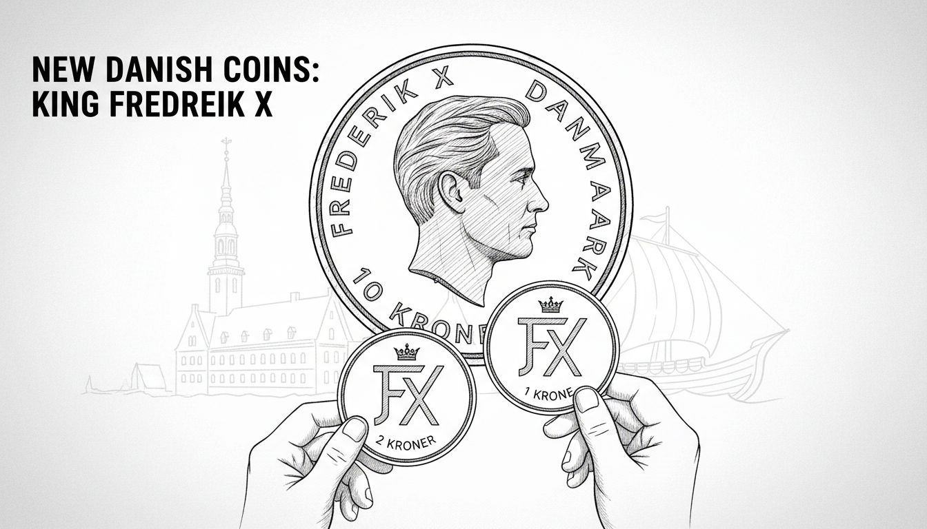 New Danish Coins Feature King Frederik X in Historic Royal Tradition