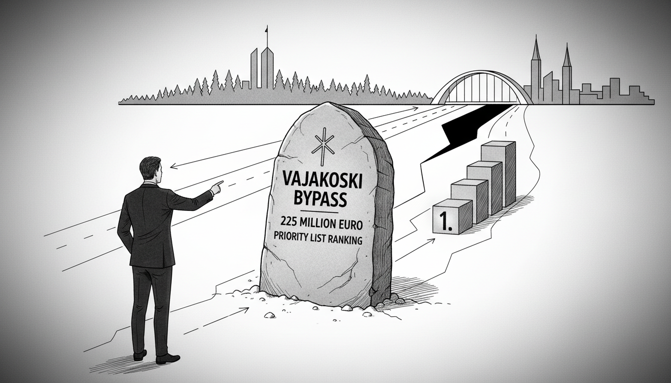 Finnish Minister Sets Condition for Vaajakoski Bypass Funding