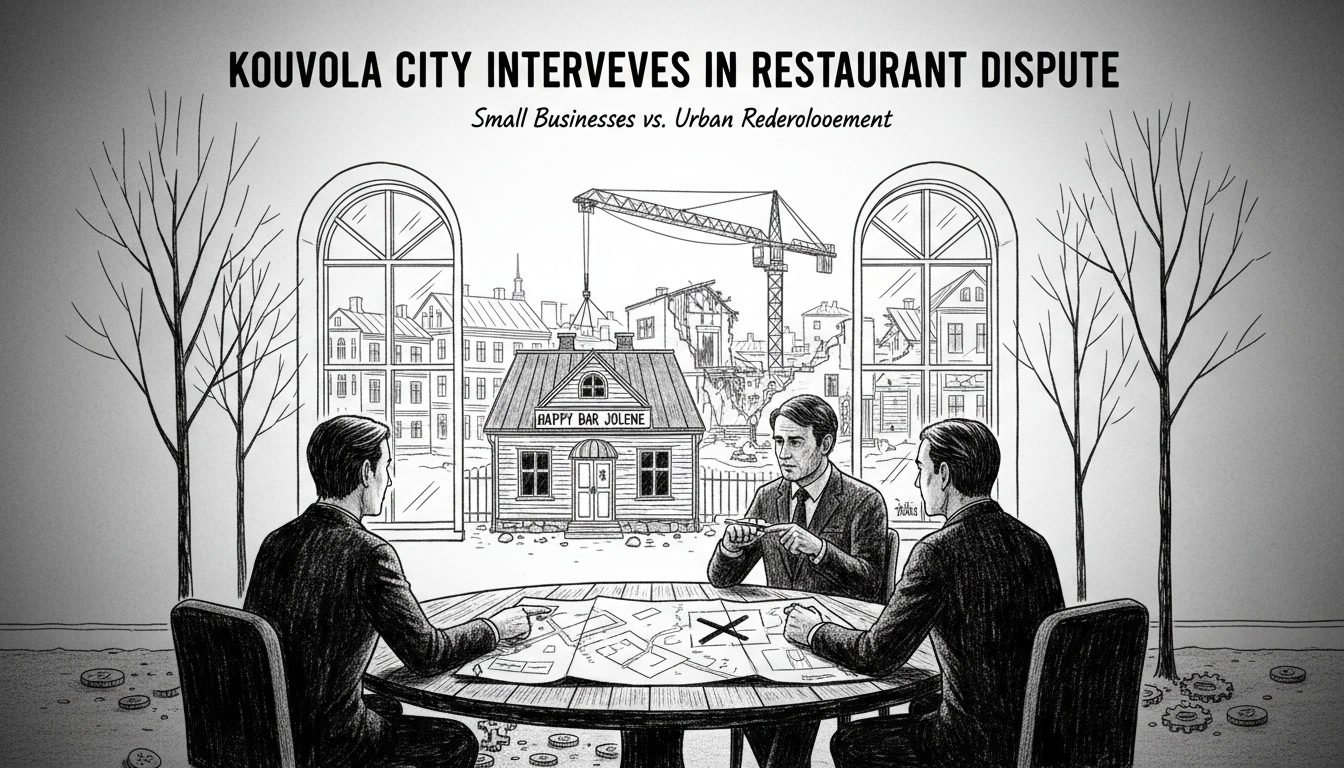 Kouvola City Intervenes in Restaurant Jolene Rental Dispute