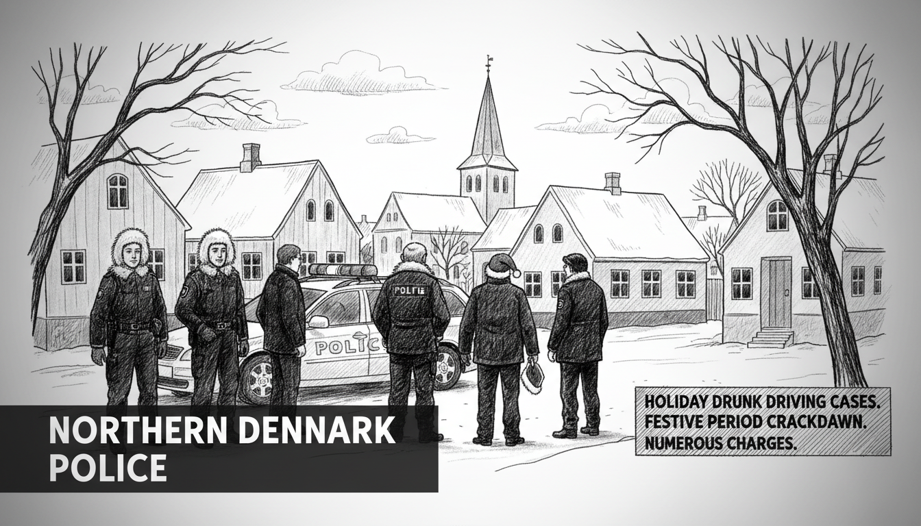 Northern Denmark Police Report Multiple Holiday Season Drunk Driving Cases