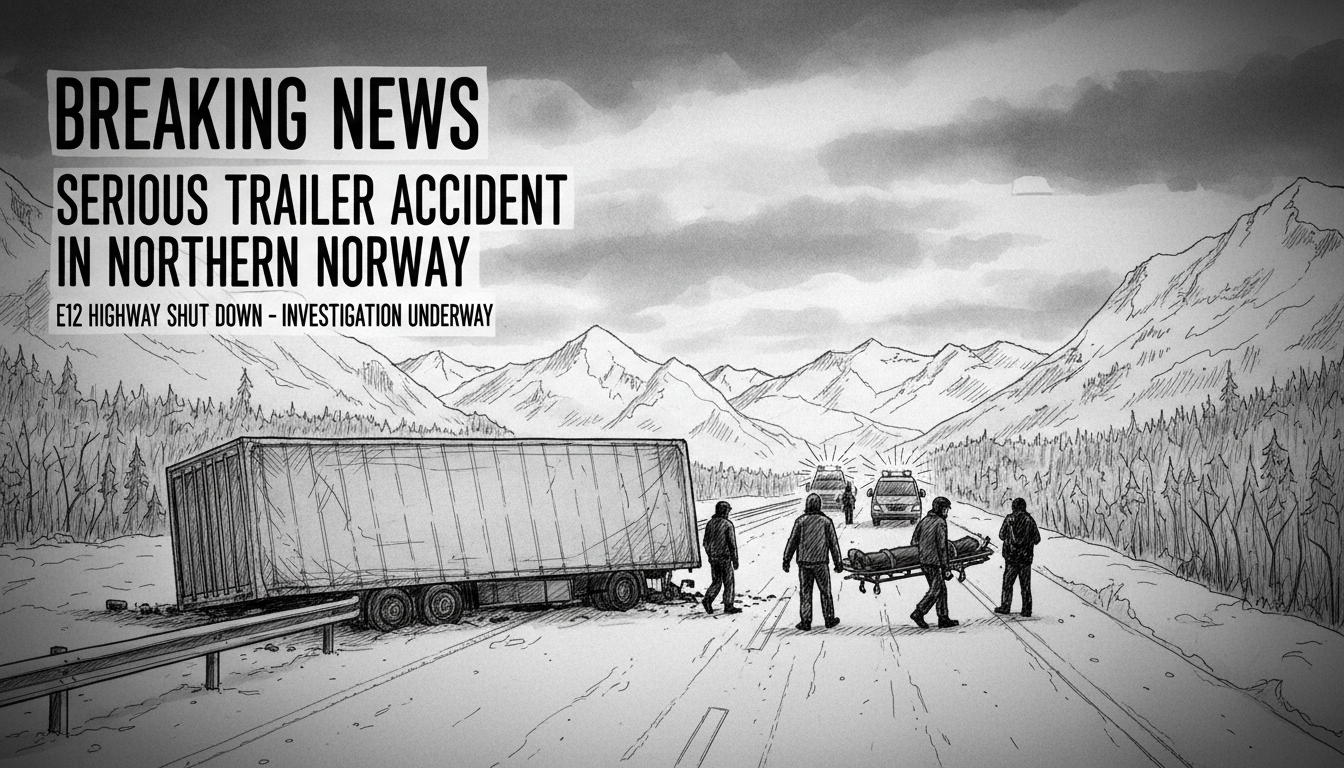 Serious Trailer Accident in Northern Norway