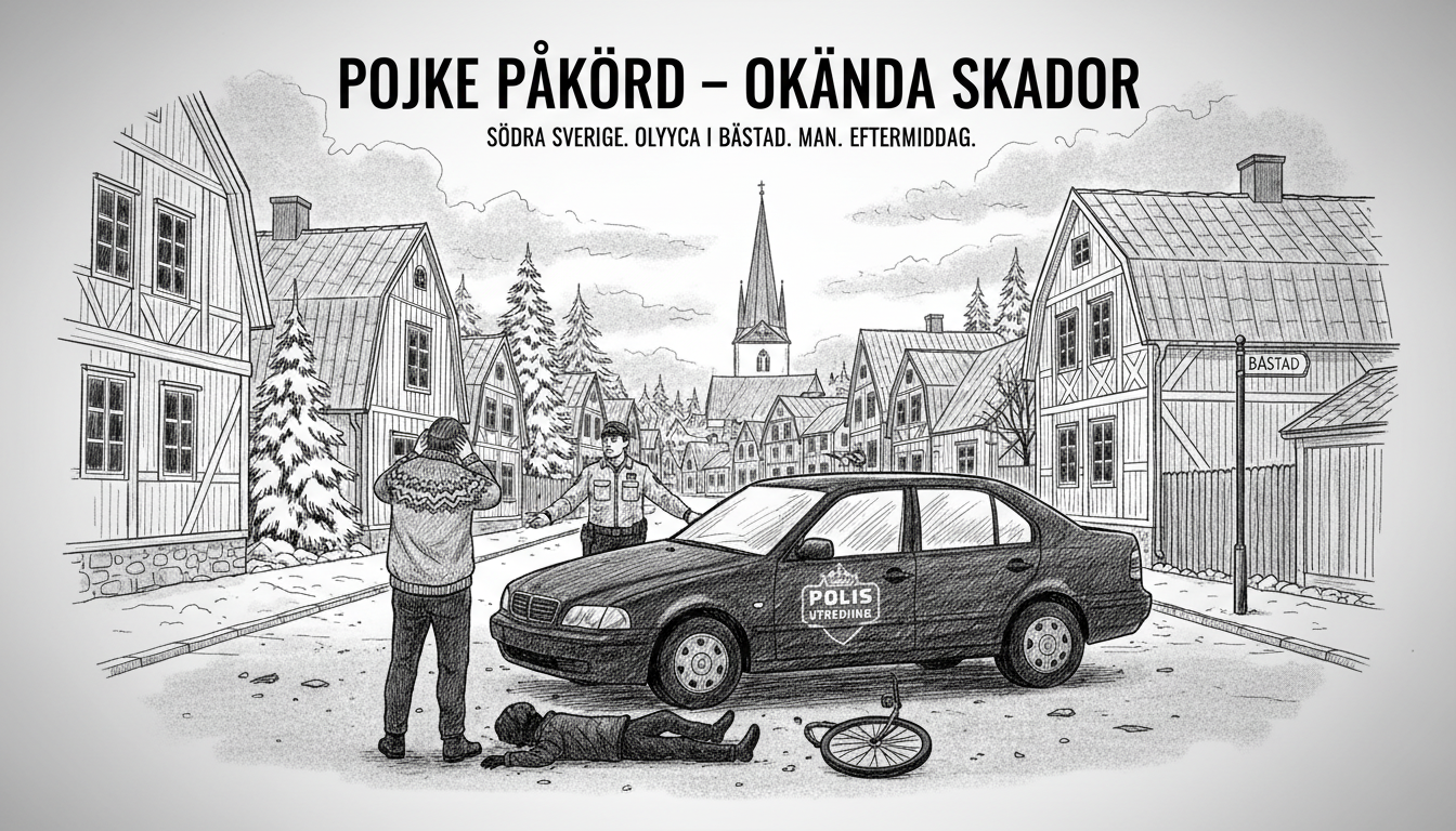 Boy Hit by Car in Southern Sweden Town