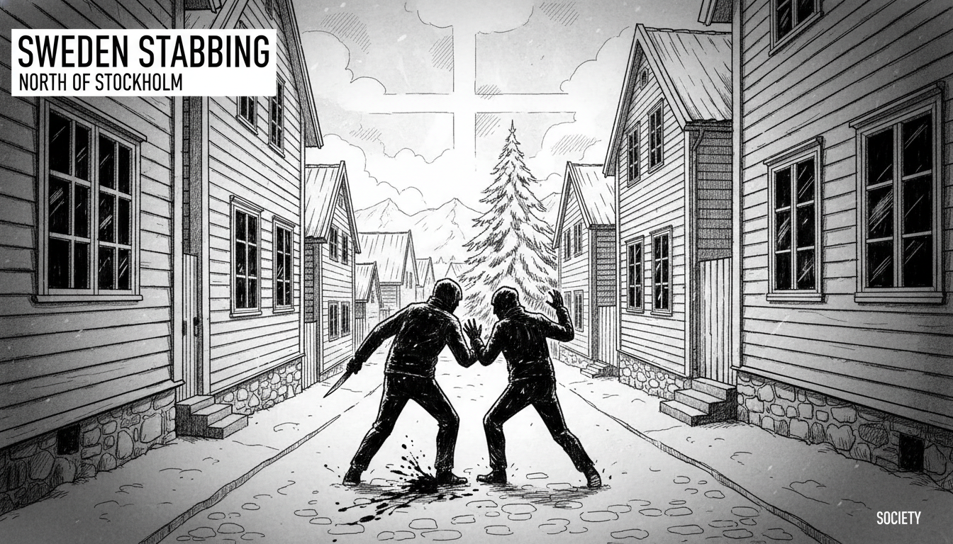 Sweden Stabbing: Two Men Knifed North of Stockholm