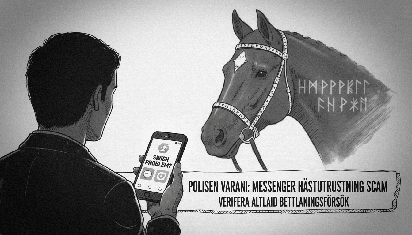 Police Warn of Messenger Scam Targeting Horse Equipment Buyers