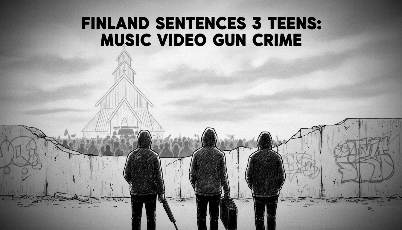Finland Sentences 3 Teens: Music Video Gun Crime