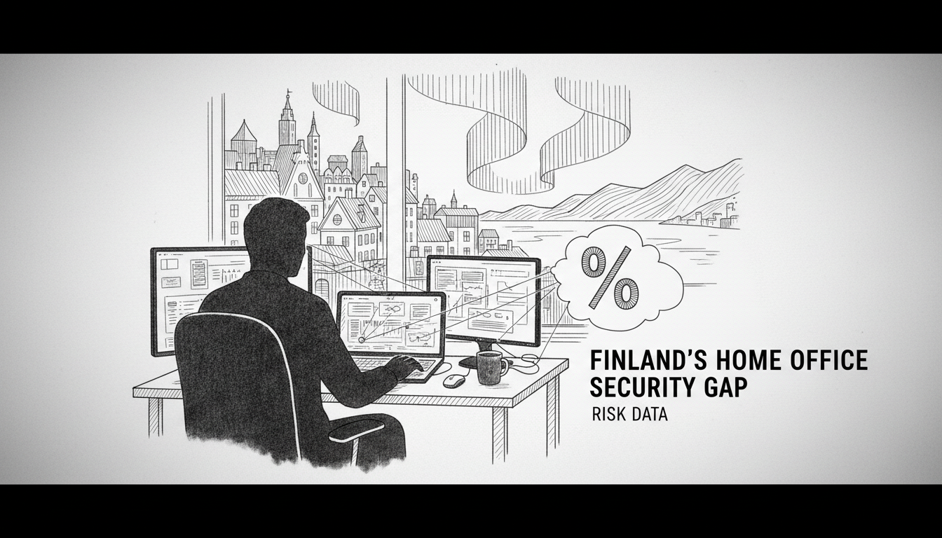 Finland's Home Office Security Gap: 46% Risk Data