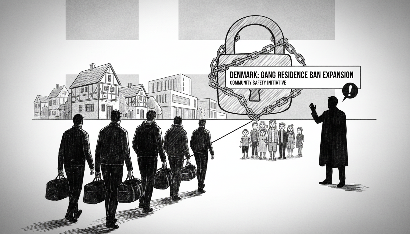 Denmark Plans to Ban Gang Members from Moving to Neighboring Municipalities
