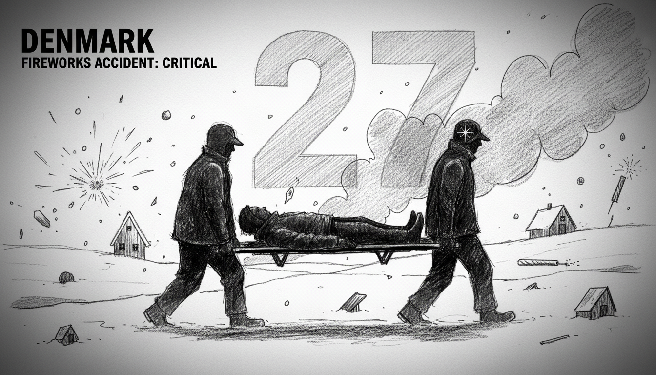 Denmark Fireworks Accident: 27-Year-Old Critical