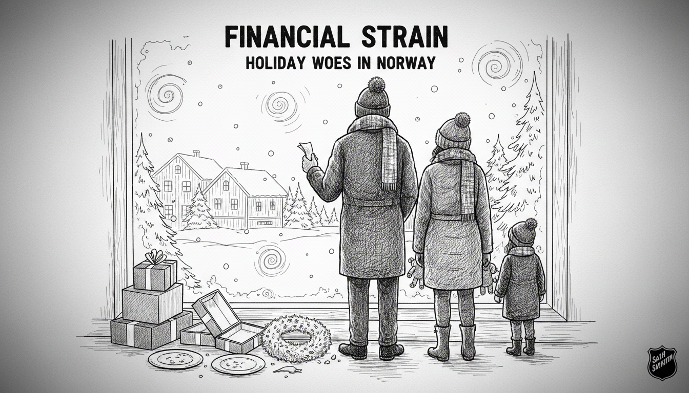 Norwegian Households Face Financial Strain During Holiday Season