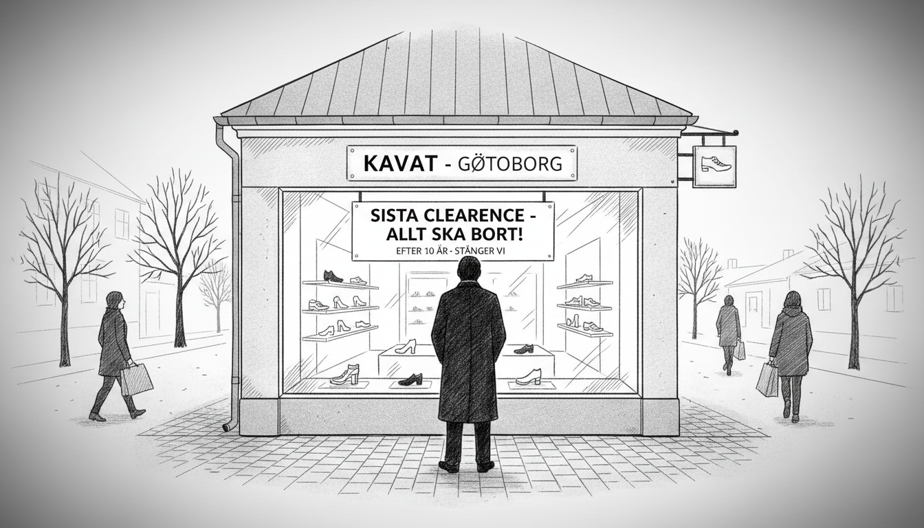 Classic Swedish Shoe Brand Closes Gothenburg Store