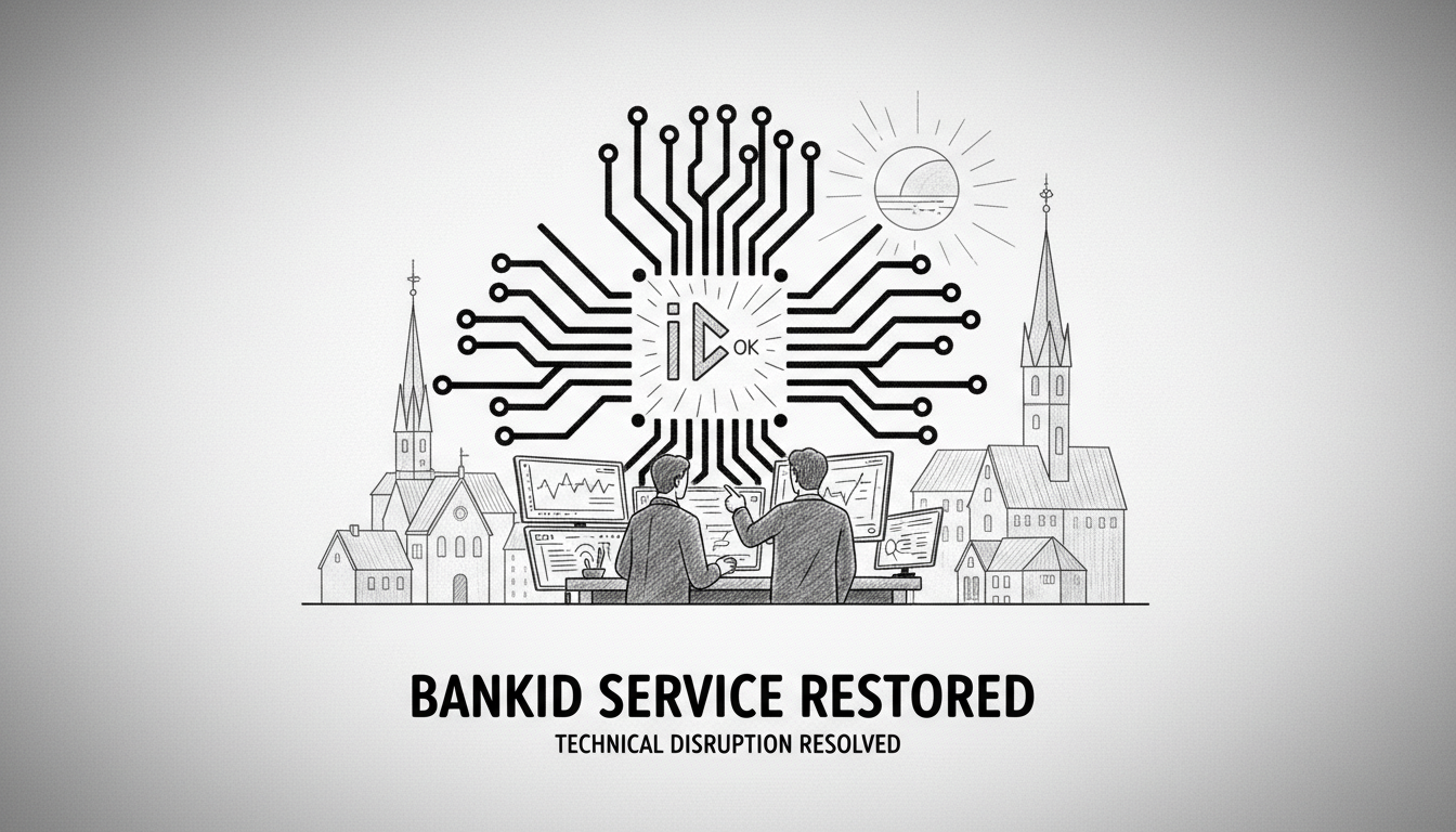 BankID Service Restored After Technical Disruption