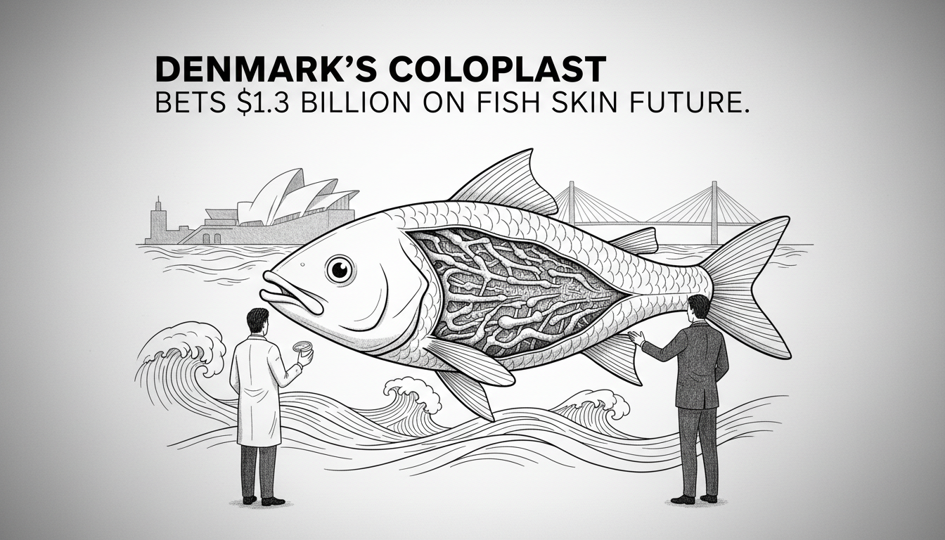 Denmark's Coloplast Bets $1.3 Billion on Fish Skin Future