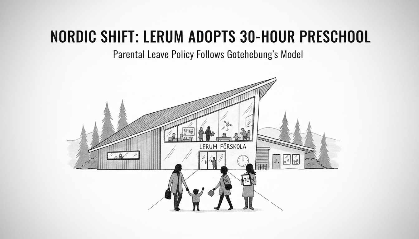 Lerum Municipality Follows Gothenburg with 30-Hour Preschool for Parental Leave