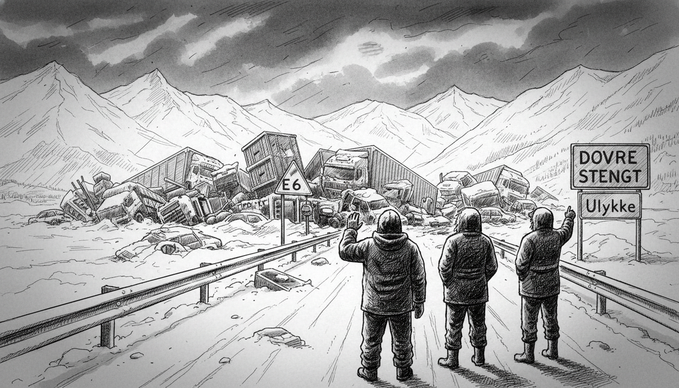 Norway E6 Dovre Crash: Major Highway Closed