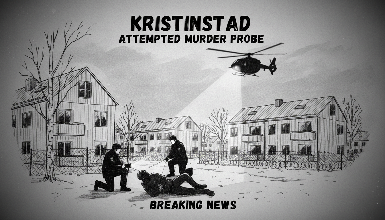 18-year-old stabbed in Kristianstad, attempted murder probe