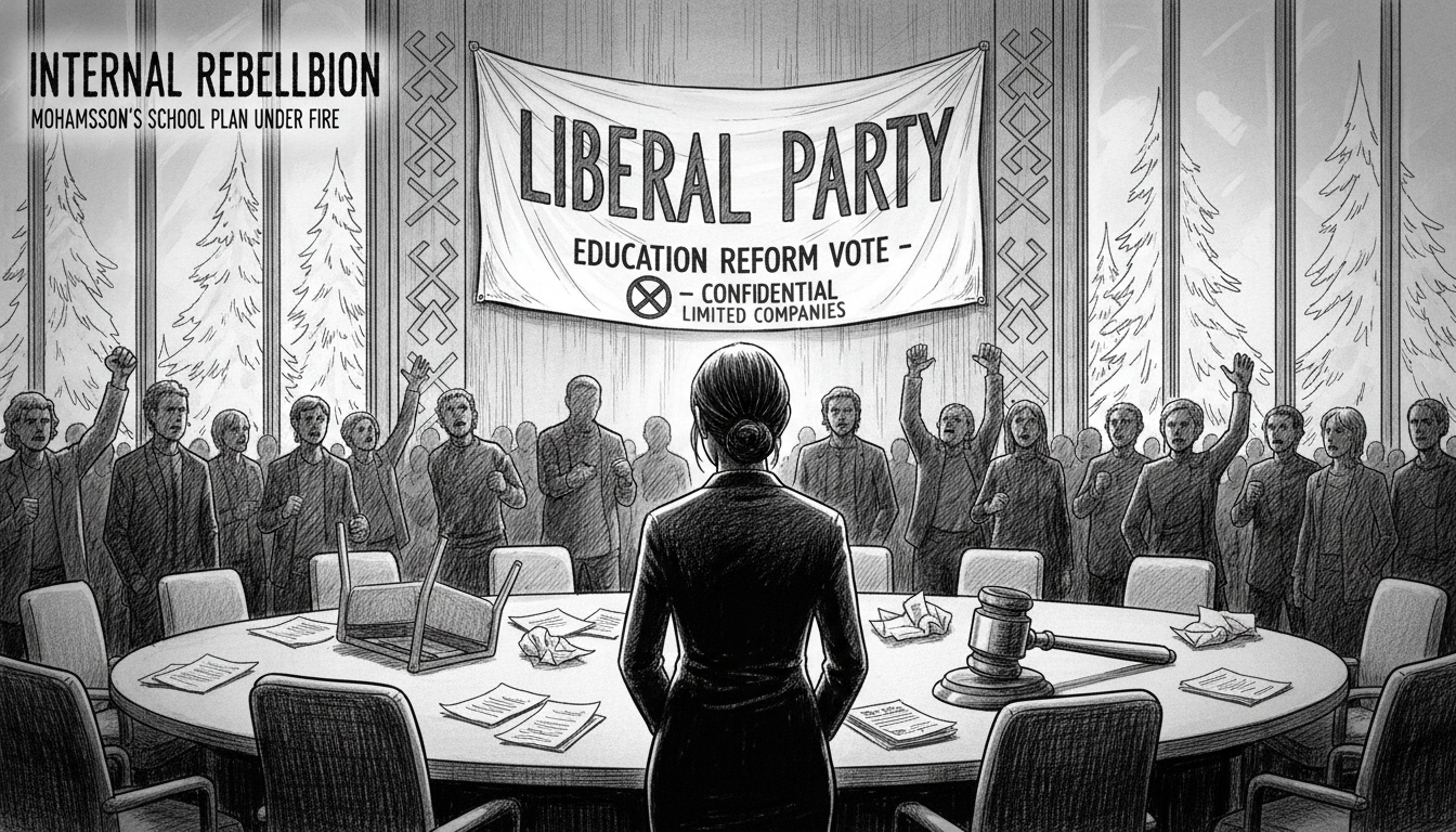 Liberal Party Leader Faces Internal Rebellion Over School Reform Plan