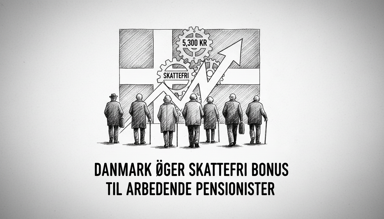 Denmark Increases Tax-Free Bonus for Pensioners Who Keep Working