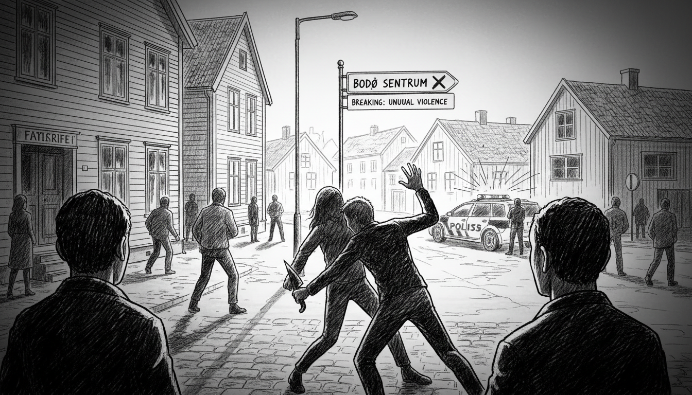 Violent Incident in Bodø City Center