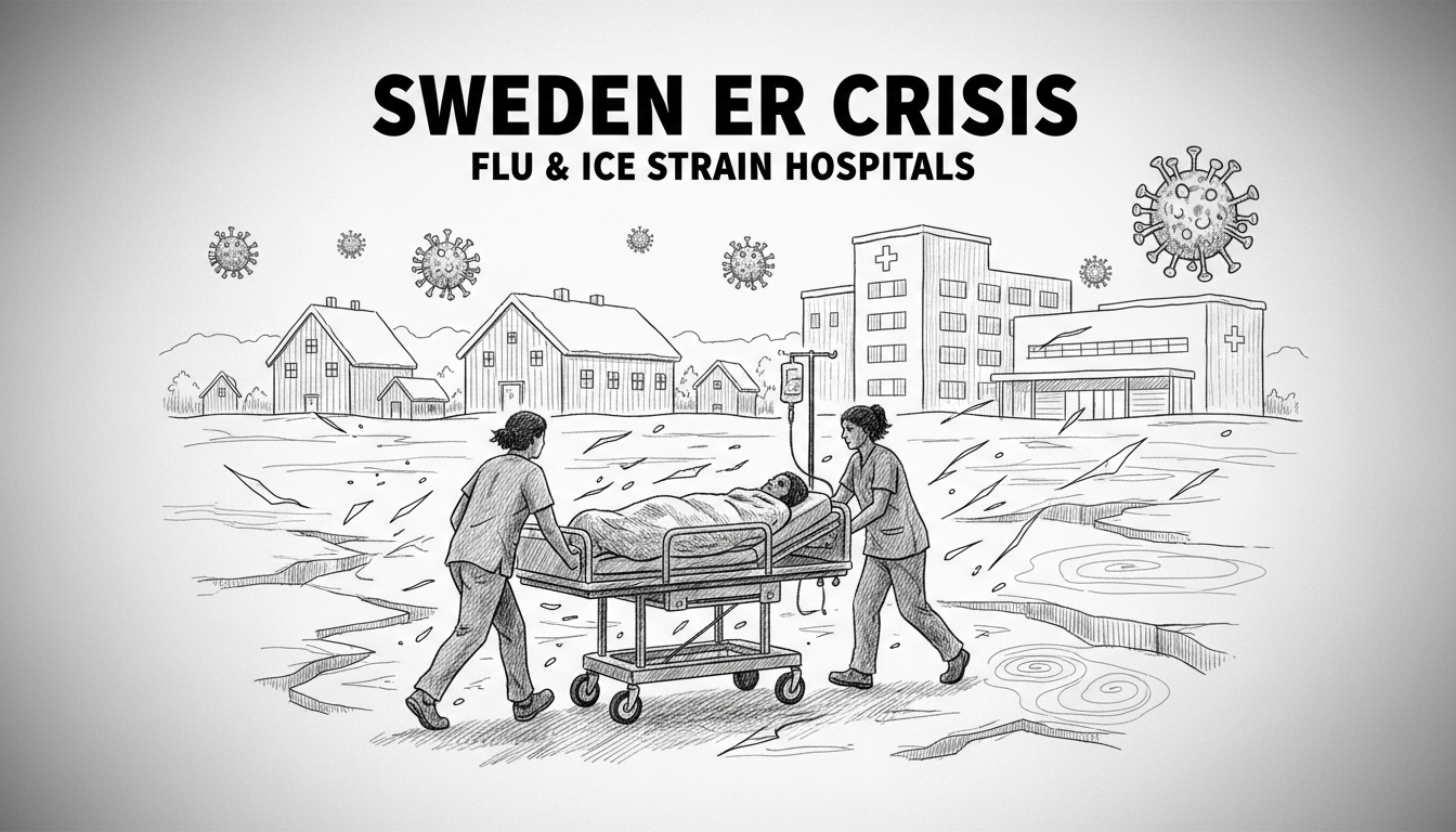 Sweden ER Crisis: Flu & Ice Strain Hospitals