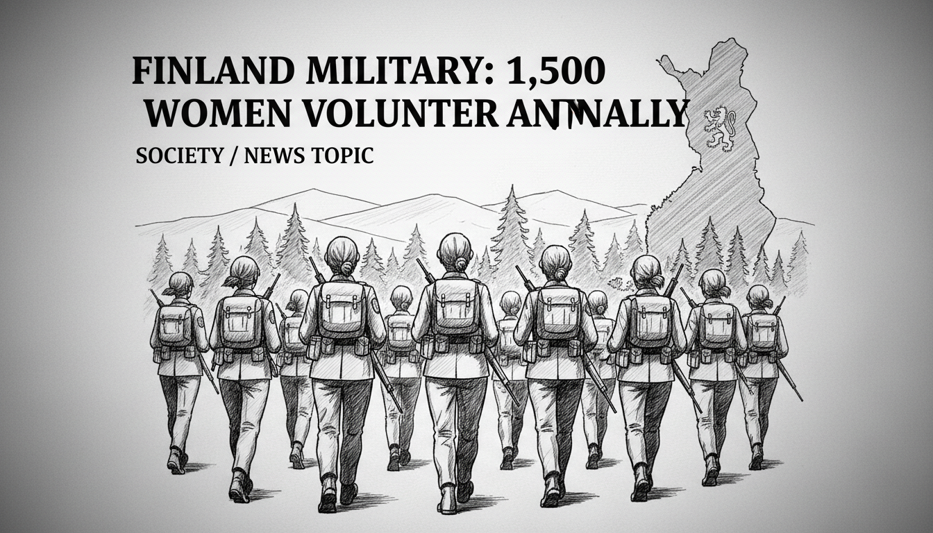 Finland Military: 1,500 Women Volunteer Annually