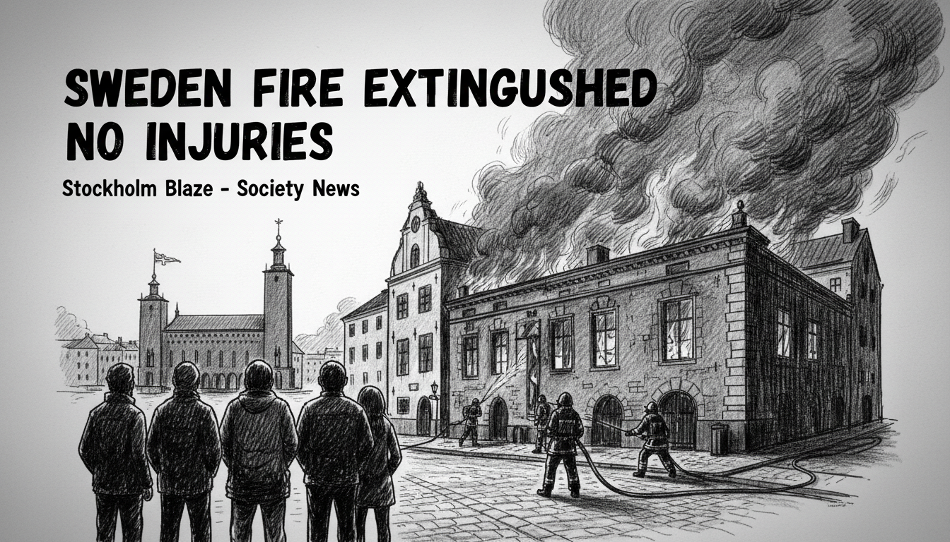 Sweden Fire: Stockholm Blaze Extinguished, No Injuries