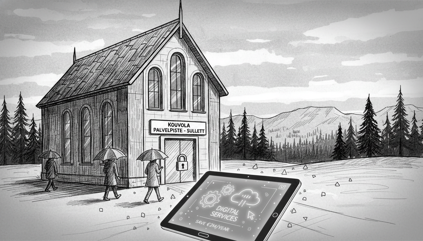 Finnish Government Closes Kouvola Service Point, Shifts to Digital Services