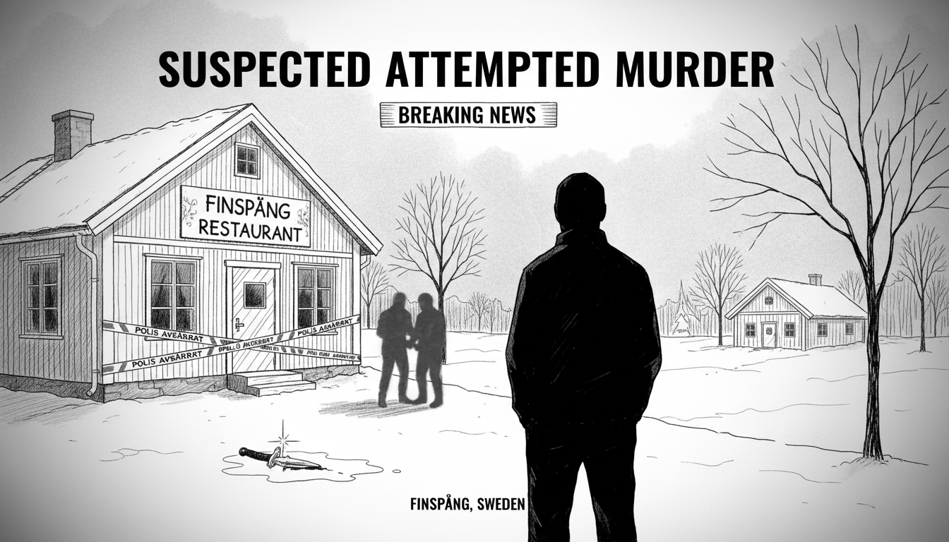 Suspected Attempted Murder at Finspång Restaurant