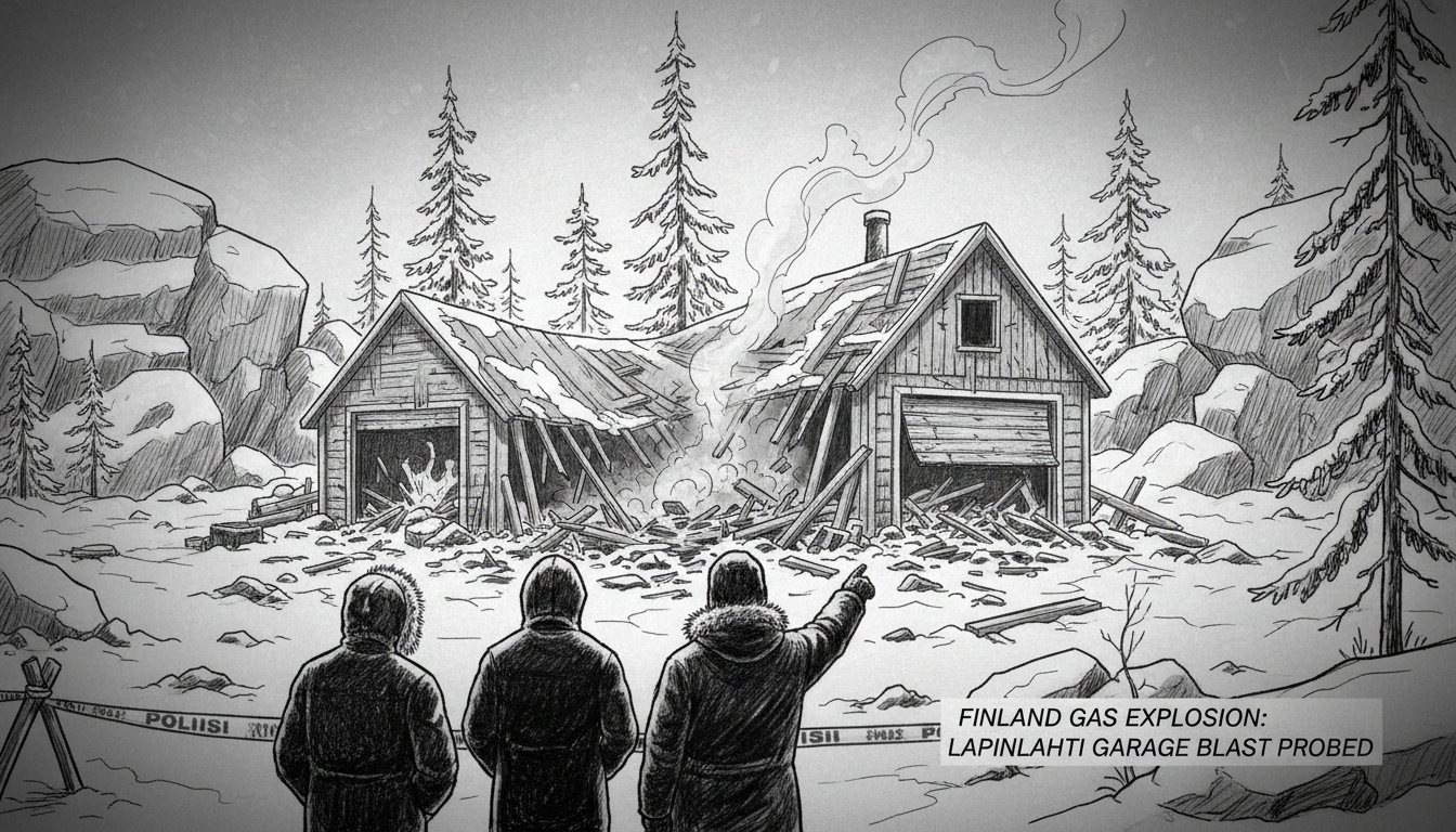 Finland Gas Explosion: Lapinlahti Garage Blast Probed