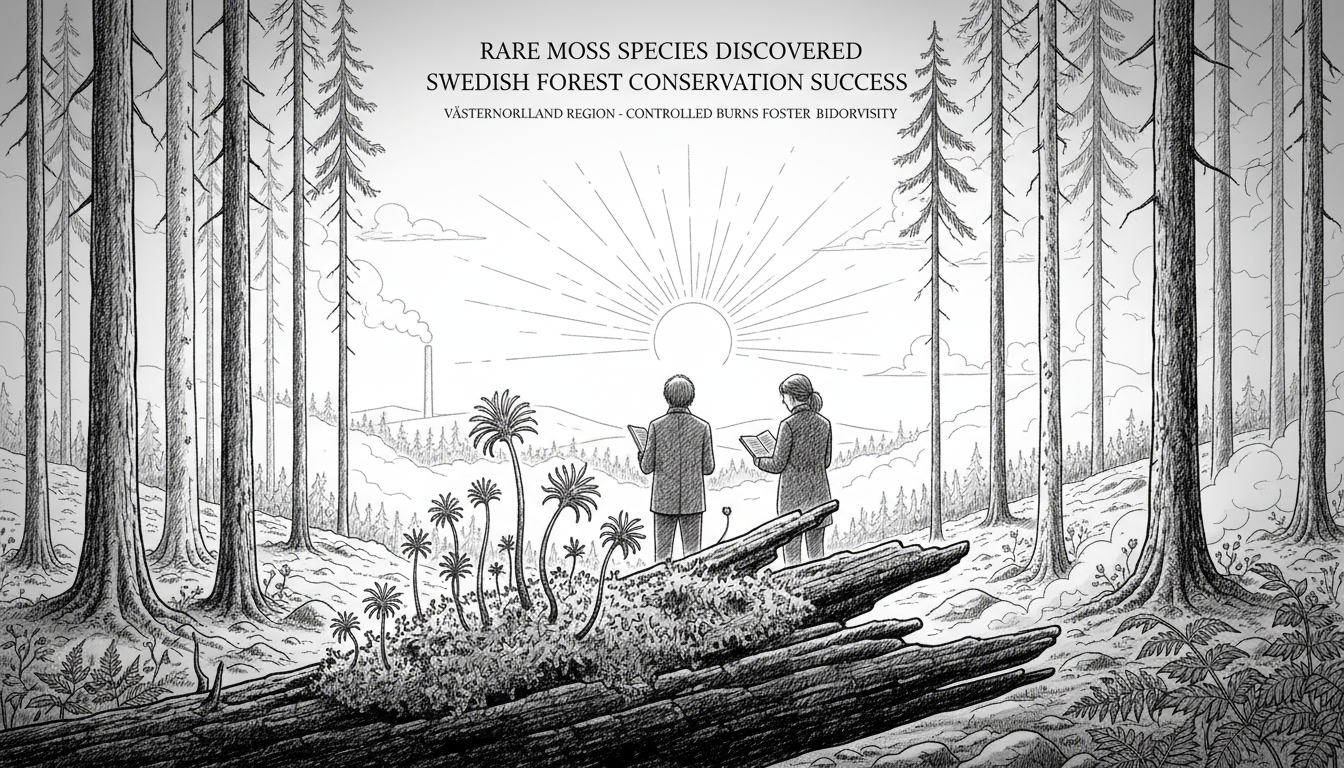 Rare Moss Species Discovered in Swedish Forest Region