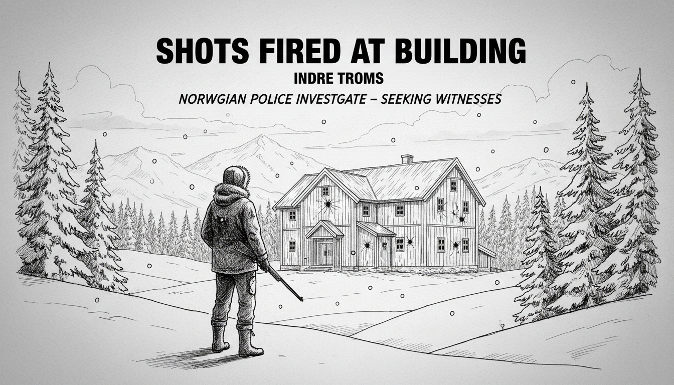Shots Fired at Building in Indre Troms